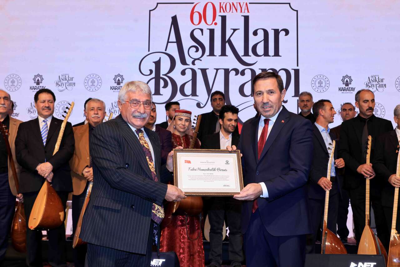 Konya’da 60. Âşıklar Bayramı’nda usta ozanlara büyük vefa 14